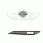 XL883 4CAM SPORTSTER 883 (2003) FUEL TANK TRIM