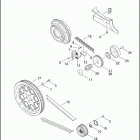 FLHTPI 1FMW ELECTRA GLIDE STANDARD POLICE (2003) BELTS, CHAINS & SPROCKETS