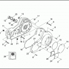 FLHTC 1DJV ELECTRA GLIDE CLASSIC (2003) PRIMARY HOUSING