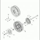 FLHTC 1DJV ELECTRA GLIDE CLASSIC (2003) Заднее колесо