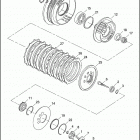 XL883 4CAM SPORTSTER 883 (2003) Сцепление