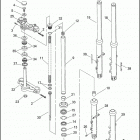 FXD 1GHV DYNA SUPER GLIDE (2003) FRONT FORK - FXD & FXDL