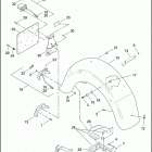 FLHTC 1DJV ELECTRA GLIDE CLASSIC (2003) Задний бампер