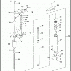 FLHTC 1DJV ELECTRA GLIDE CLASSIC (2003) FRONT FORK - RIGHT