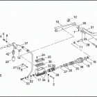 XL883 4CAM SPORTSTER 883 (2003) Тормозной цилиндр задний
