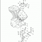 FLHTC 1DJV ELECTRA GLIDE CLASSIC (2002) ENGINE MOUNTS & STABILIZER LINKS