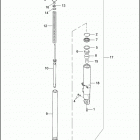 FLHTC 1DJV ELECTRA GLIDE CLASSIC (2002) FRONT FORK - LEFT (FAIRING)
