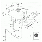 FXSTI 1BVB SOFTAIL STANDARD (2003) FUEL TANK - FUEL INJECTED