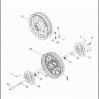 FLHTC 1DJV ELECTRA GLIDE CLASSIC (2003) Переднее колесо