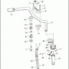 XL883 4CAM SPORTSTER 883 (2003) HANDLEBAR & THROTTLE CONTROL