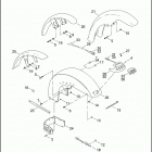 FXST 1BHY SOFTAIL STANDARD (2003) FRONT FENDER - FXST / I, FXSTB / I, FXSTD / I, FLS...