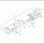 FLHTC 1DJV ELECTRA GLIDE CLASSIC (2003) Передний суппорт