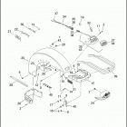 FLHTC 1DJV ELECTRA GLIDE CLASSIC (2003) Переднее крыло