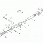 XL883C 4CJM SPORTSTER 883 CUSTOM (2003) REAR BRAKE CONTROL - 883 / 1200 CUSTOM