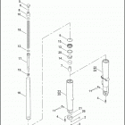 FLHRSEI2 1PGE CVO ROAD KING (2003) FRONT FORK - TUBE ASSEMBLIES & SLIDERS