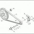 VRSCA 1HAZ VRSCA V-ROD (2003) BELT & SPROCKETS