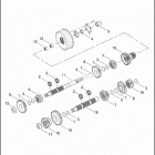 FXDWG3 1PEV CVO DYNA WIDE GLIDE (2002) TRANSMISSION GEARS