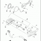 FLHTPI 1FMW ELECTRA GLIDE STANDARD POLICE (2003) TAIL LAMP & REAR TURN SIGNALS