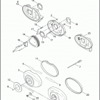 FLHTC 1DJV ELECTRA GLIDE CLASSIC (2003) AIR CLEANER AND ENRICHENER