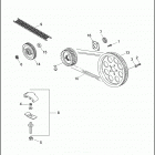 XL883 4CAM SPORTSTER 883 (2003) BELTS & SPROCKETS