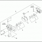 FLHRSEI2 1PGE CVO ROAD KING (2003) Задний суппорт