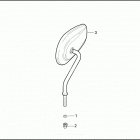 FXST 1BHY SOFTAIL STANDARD (2003) Зеркало