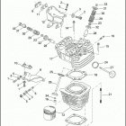 XL1200C 1CGP SPORTSTER 1200 CUSTOM (2002) CYLINDER, HEAD AND VALVES - VВІ ™ EVOLUTION
