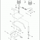 FLHTPI 1FMW ELECTRA GLIDE STANDARD POLICE (2003) STROBE LAMPS - REAR, LICENSE PLATE HOLDER