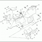 FLTR 1FPV ROAD GLIDE (2003) INNER FAIRING - FLTR MODELS