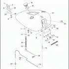 FXSTDSE 1PFD CVO SOFTAIL DEUCE (2003) Топливный бак