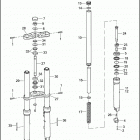 VRSCA 1HAZ VRSCA V-ROD (2003) Передняя вилка