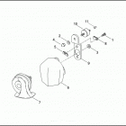 FLHTPI 1FMW ELECTRA GLIDE STANDARD POLICE (2003) Клаксон