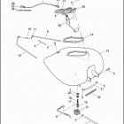 FLHTC 1DJV ELECTRA GLIDE CLASSIC (2003) FUEL TANK - CARBURETED FLHT, FLHTC & FLTR
