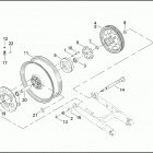 VRSCA 1HAZ VRSCA V-ROD (2003) Заднее колесо