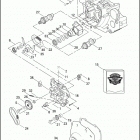 FXSTDSE 1PFD CVO SOFTAIL DEUCE (2003) CAMSHAFTS AND CAMSHAFT COVER - 1550 TWIN CAM 95B