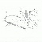 FLHTC 1DJV ELECTRA GLIDE CLASSIC (2001) Привод управления сцеплением