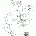 FLHRSEI 1PDC CVO ROAD KING (2002) ROCKER ARM ASSEMBLY & PUSH RODS - 1550