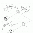 FLHTPI 1FMW ELECTRA GLIDE STANDARD POLICE (2002) INSTRUMENTS - FLHTPI