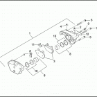 FXD 1GHV DYNA SUPER GLIDE (2001) Передний суппорт