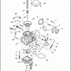 FXDWG3 1PEV CVO DYNA WIDE GLIDE (2002) Карбюратор