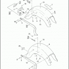 FLSTS 1BRY HERITAGE SPRINGER (2002) REAR FENDER & SUPPORTS - FLSTC / I, FLSTF / I & FL...