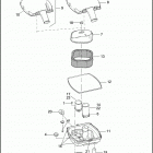 VRSCA 1HAZ VRSCA V-ROD (2002) Воздушный фильтр