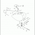 FLHTC 1DJV ELECTRA GLIDE CLASSIC (2002) FUEL TANK - CARBURETED FLHT, FLHTC & FLTR