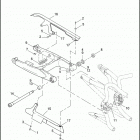 VRSCA 1HAZ VRSCA V-ROD (2002) REAR FORK, DEBRIS DEFLECTOR & BELT GUARD