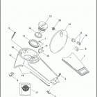 FLHTPI 1FMW ELECTRA GLIDE STANDARD POLICE (2002) FUEL TANK CONSOLE - FLHTPI