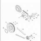 FXSTD 1BSY SOFTAIL DEUCE (2002) BELTS, CHAINS AND SPROCKETS