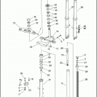 FXSTB 1BTY NIGHT TRAIN (2002) FRONT FORK - FXST / I & FXSTB / I