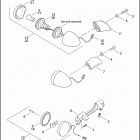 FXSTD 1BSY SOFTAIL DEUCE (2002) REAR TURN SIGNALS