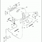 FXSTB 1BTY NIGHT TRAIN (2001) Топливный бак