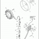 FXDWG3 1PEV CVO DYNA WIDE GLIDE (2002) ALTERNATOR & REGULATOR